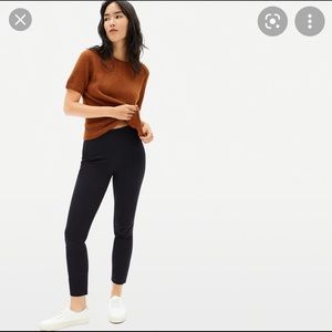 Everlane Side Zip Cotton Work Pant